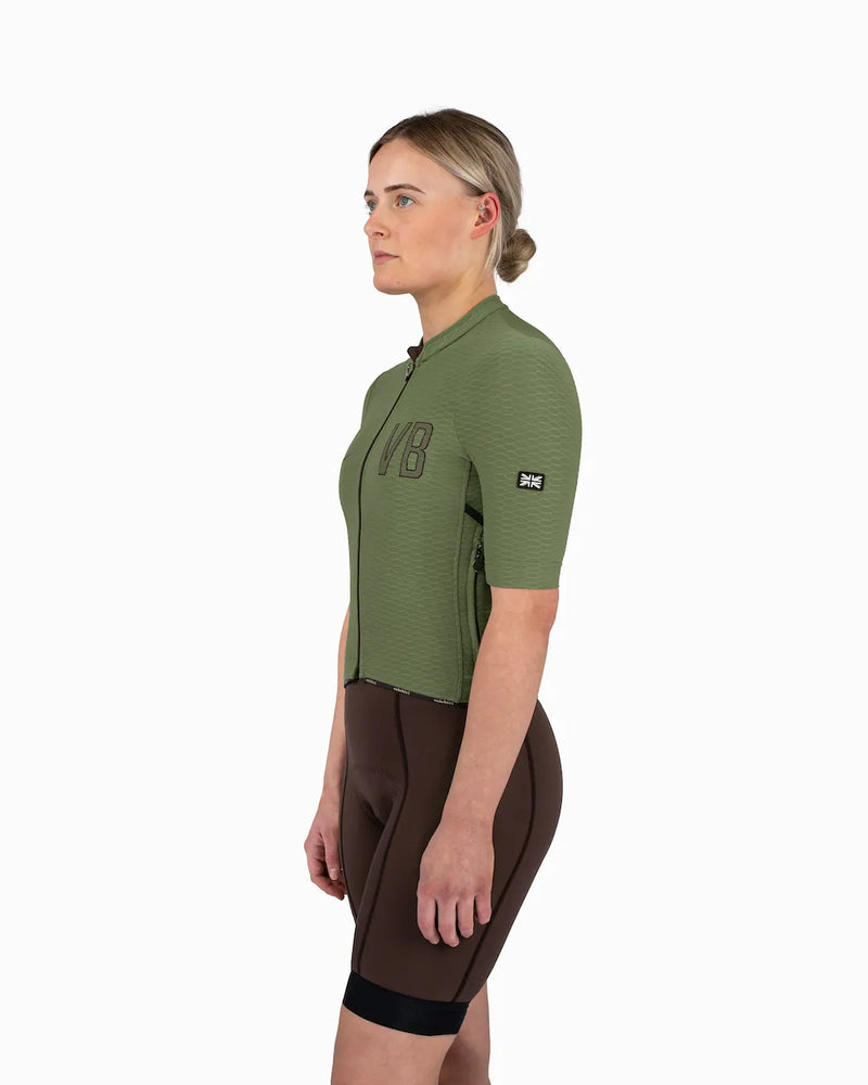 Velobici Jasper Jersey pour femme en Olivine