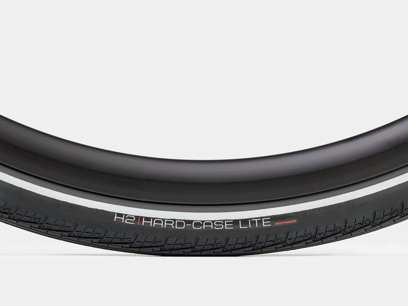 Pneu hybride Bontrager H2 Hard-Case Lite Réfléchissant