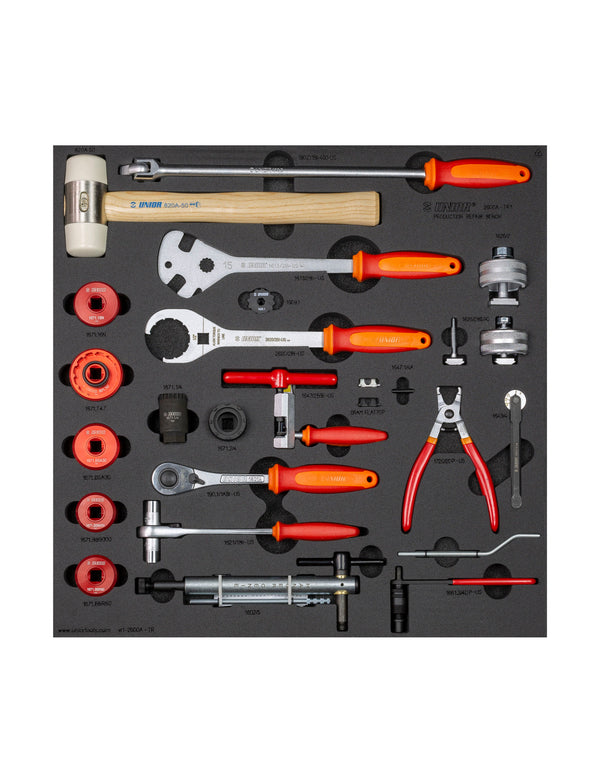 Unior Production Bench Drawer 1 Tool Tray Set