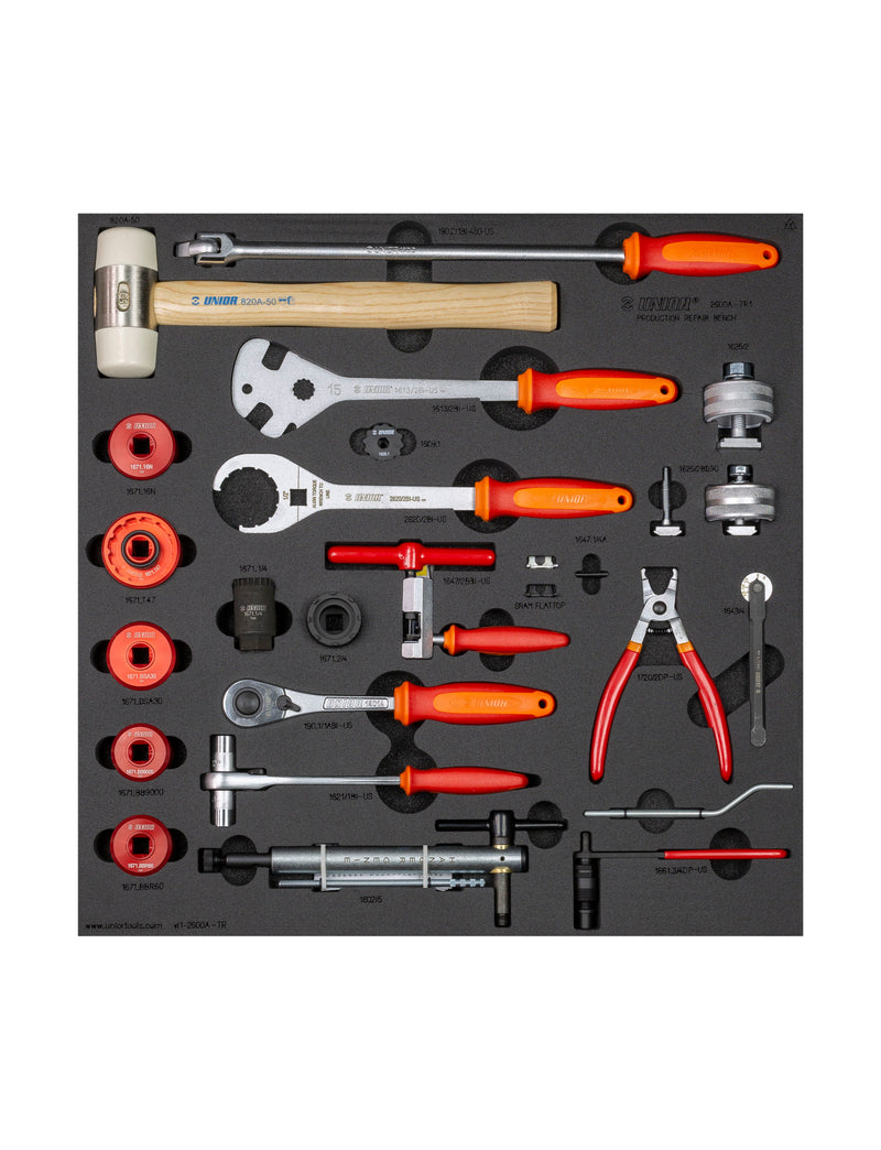 Unior Production Bench Drawer 1 Tool Tray Set