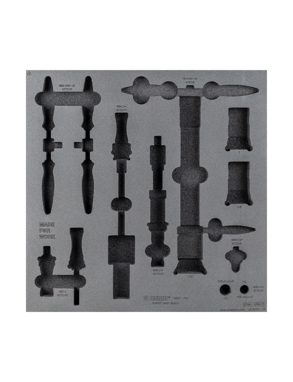 Unior Shared Bench Drawer - 3 Tool Tray