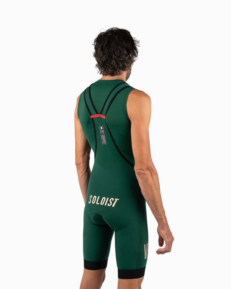 Velobici Soloist Cuissard à bretelles en Racing Green