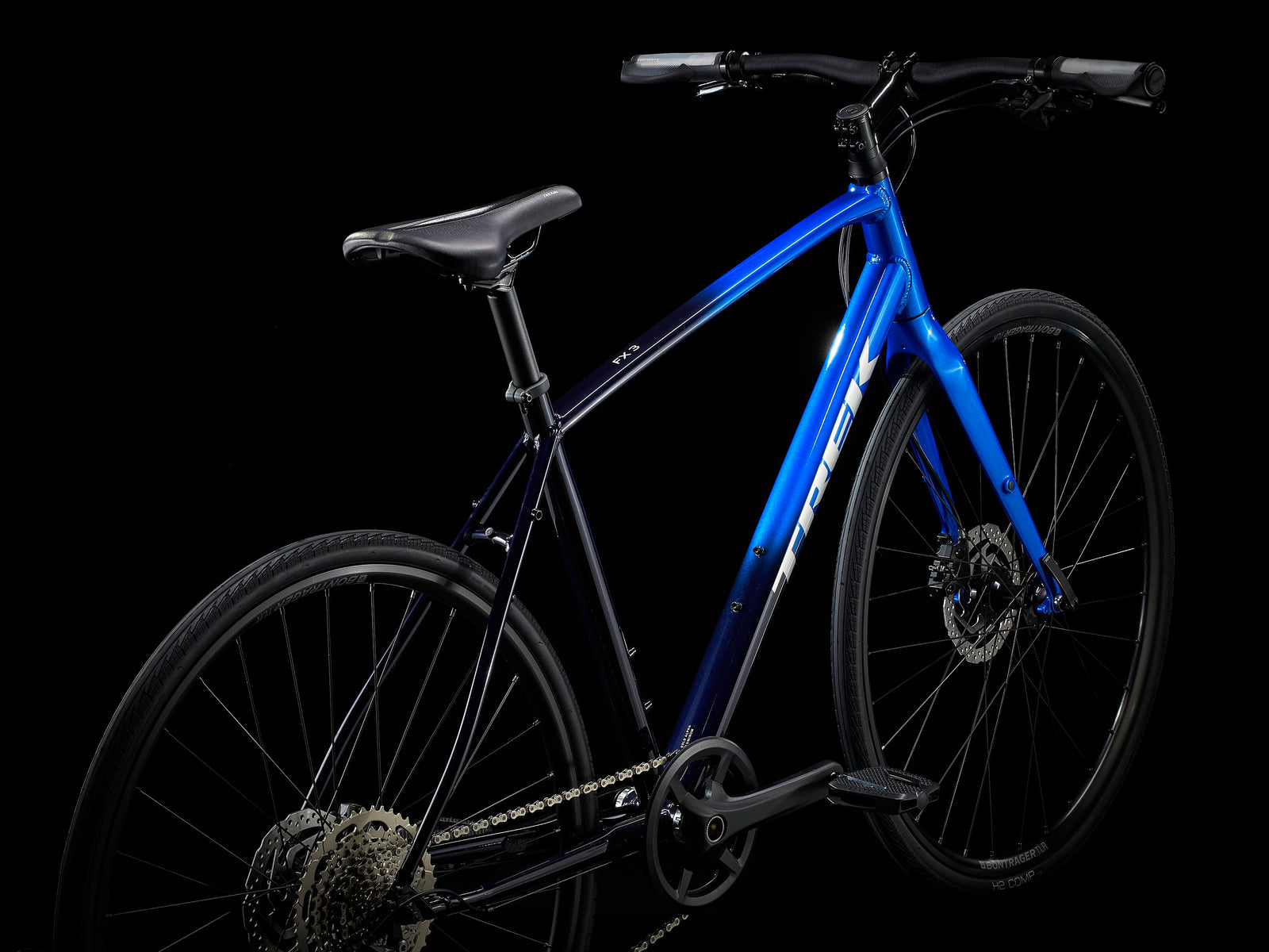 【極美品】TREK FX3 Disc (2022) Alpine Blue Trek FX - The feel-good hybrid fitness bike