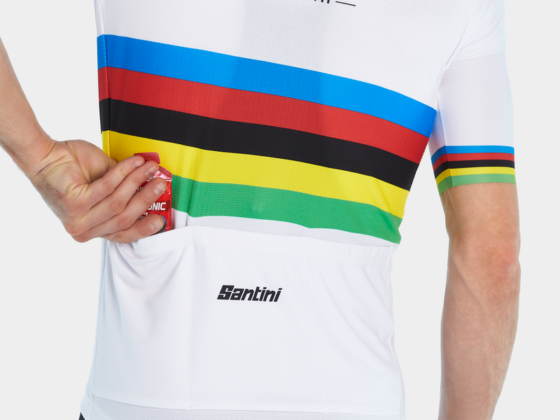 Maillot cycliste Santini Trek-Segafredo Replica champion du monde