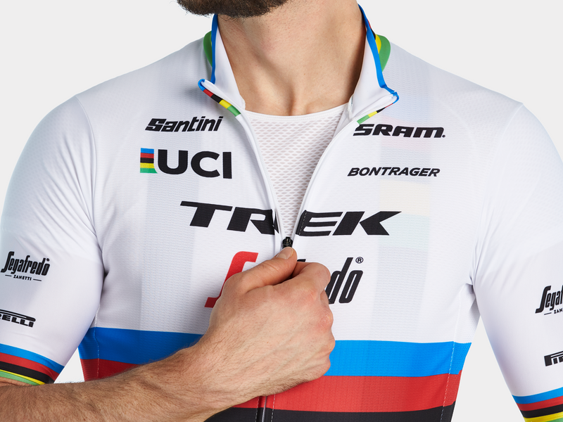 Maillot cycliste Santini Trek-Segafredo Replica champion du monde