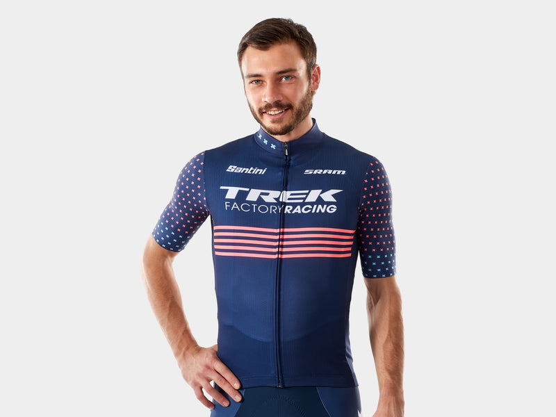 Maillot cycliste CX Santini Trek Factory Racing Replica pour hommes