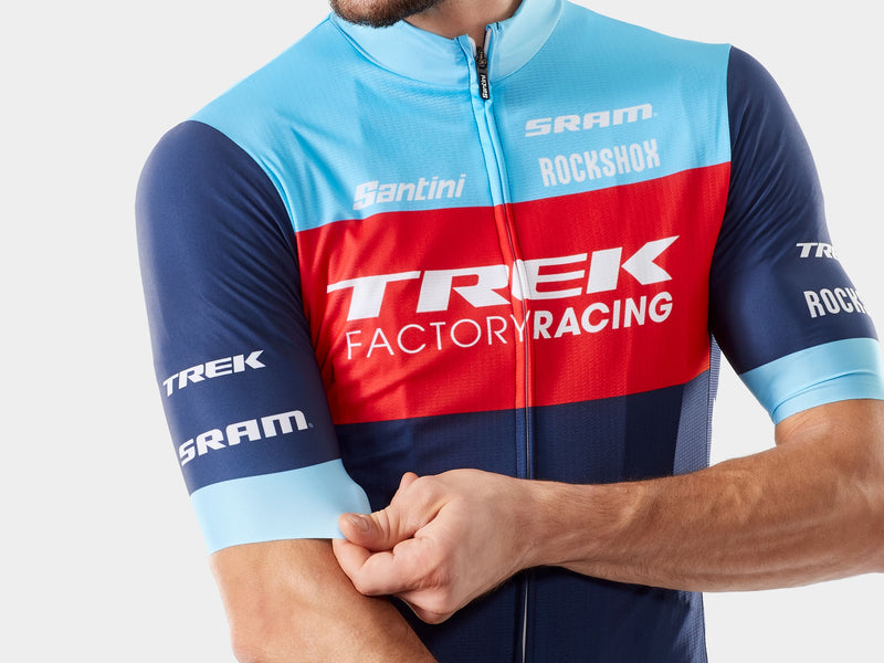 Maillot cycliste XC Santini Trek Factory Racing Replica pour hommes