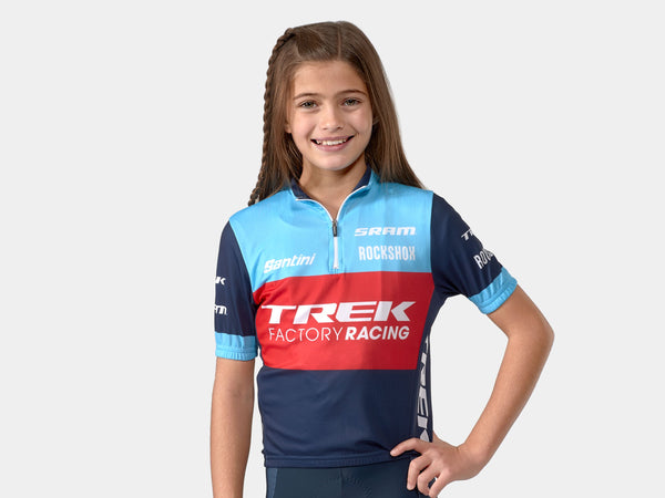 Maillot cycliste XC Santini Trek Factory Racing Replica pour enfants